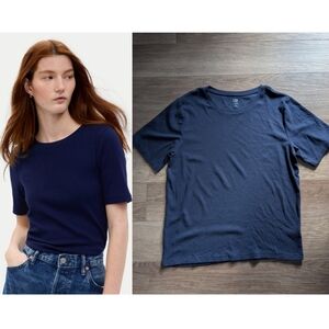 Gap | Modern Crewneck T-Shirt In Navy Blue